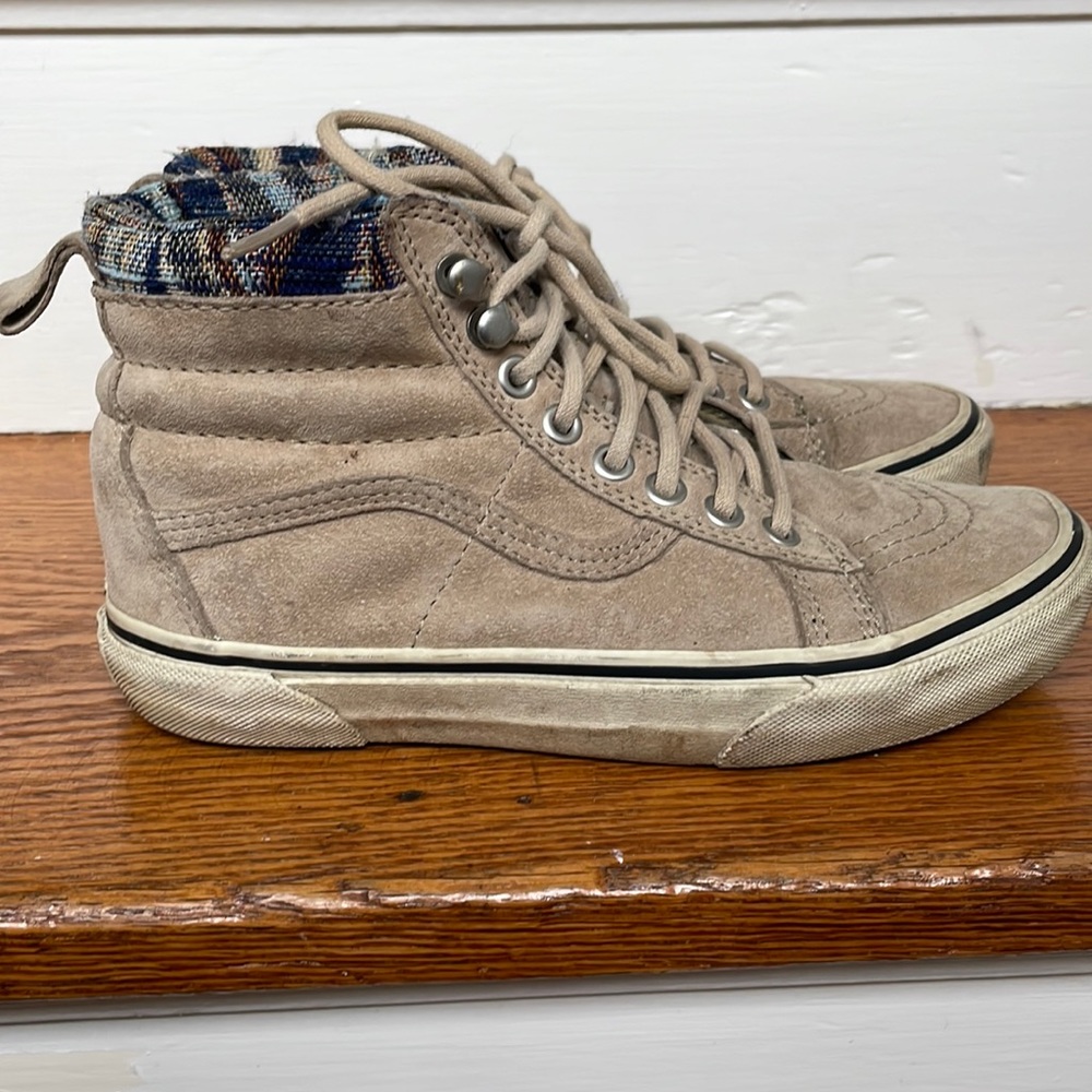 Vans MTE Fleece lined Sk8 Hi Top Shoes Aztec print